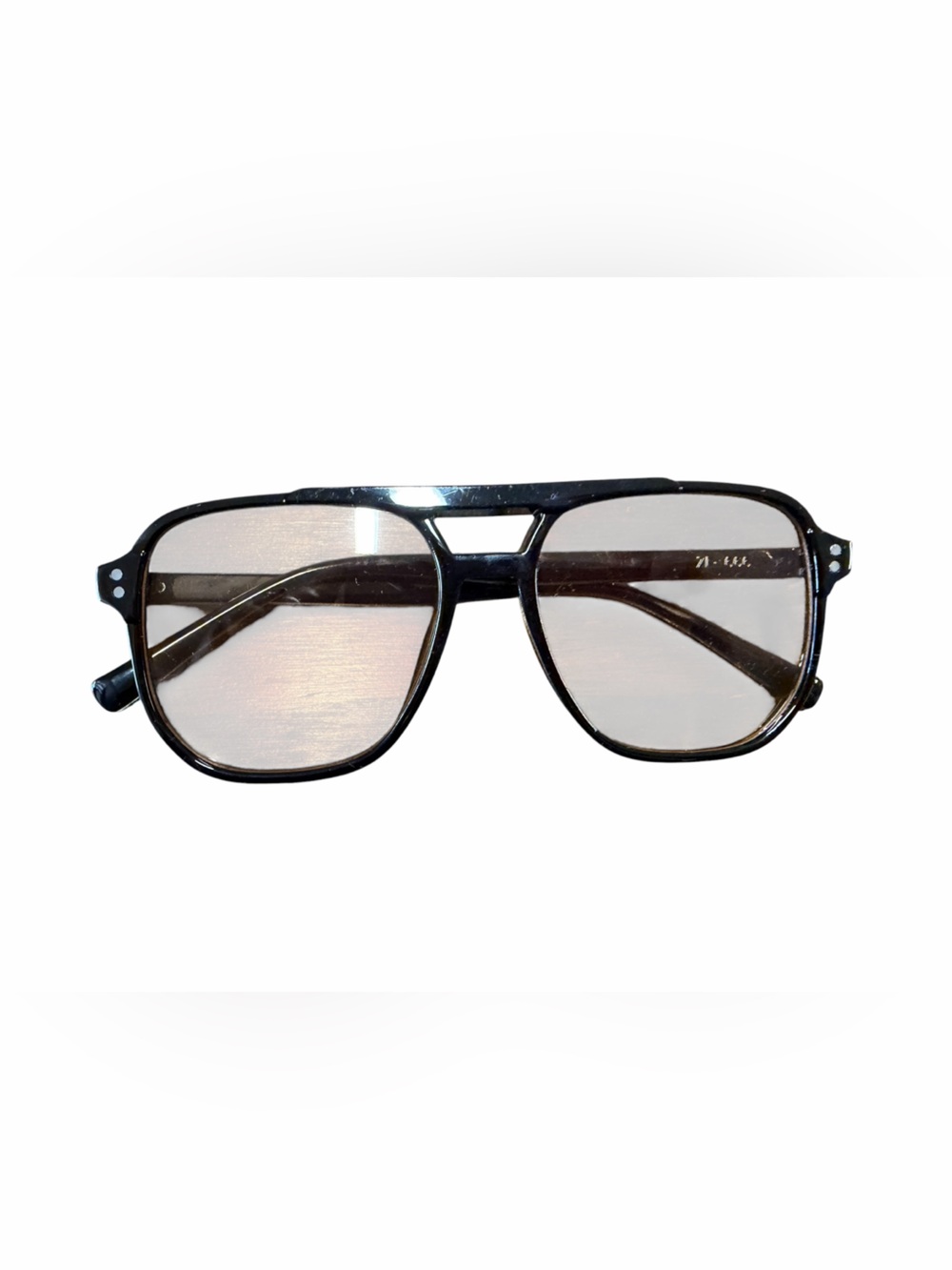 Classic Black Aviator-Style Women's Glasses